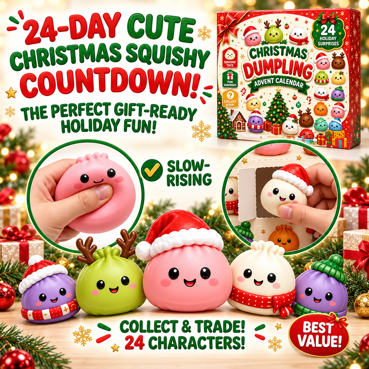 24-Day Christmas Dumpling Calendar