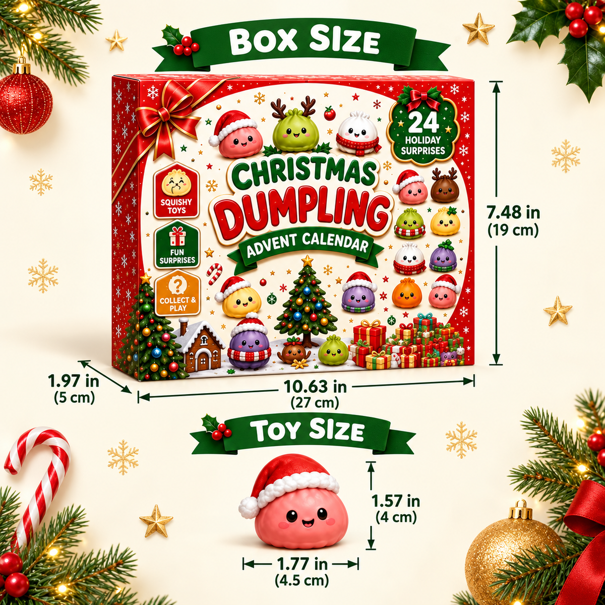 24-Day Christmas Dumpling Calendar
