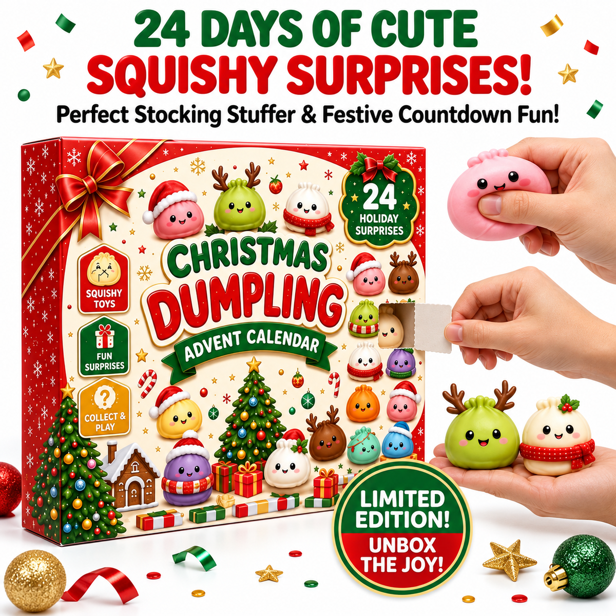 24-Day Christmas Dumpling Calendar