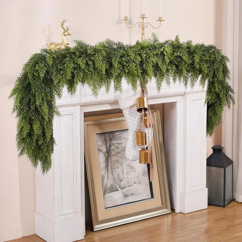 Real Touch Cedar Garland Set